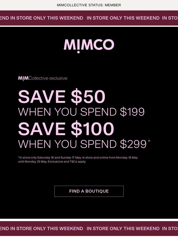 Spend and save is here! Treat yourself 🍭