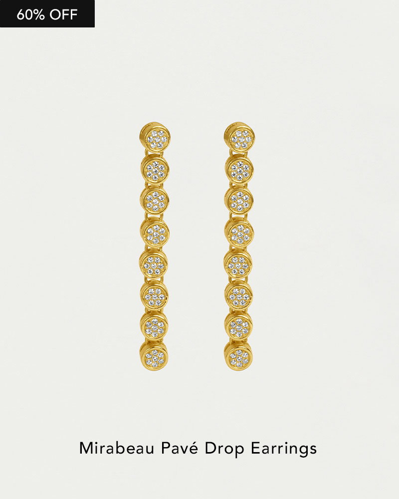 Mirabeau Pavé Drop Earrings.