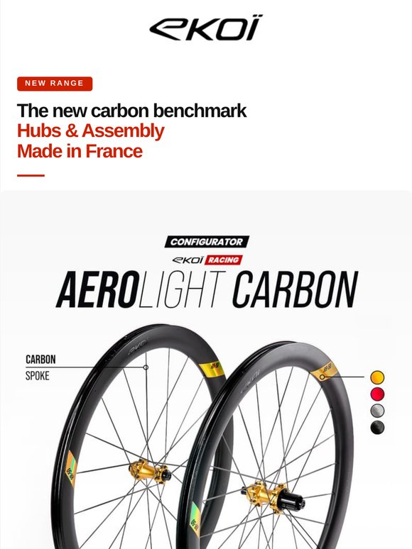 EKOÏ's new carbon wheels, Made in France 🇫🇷