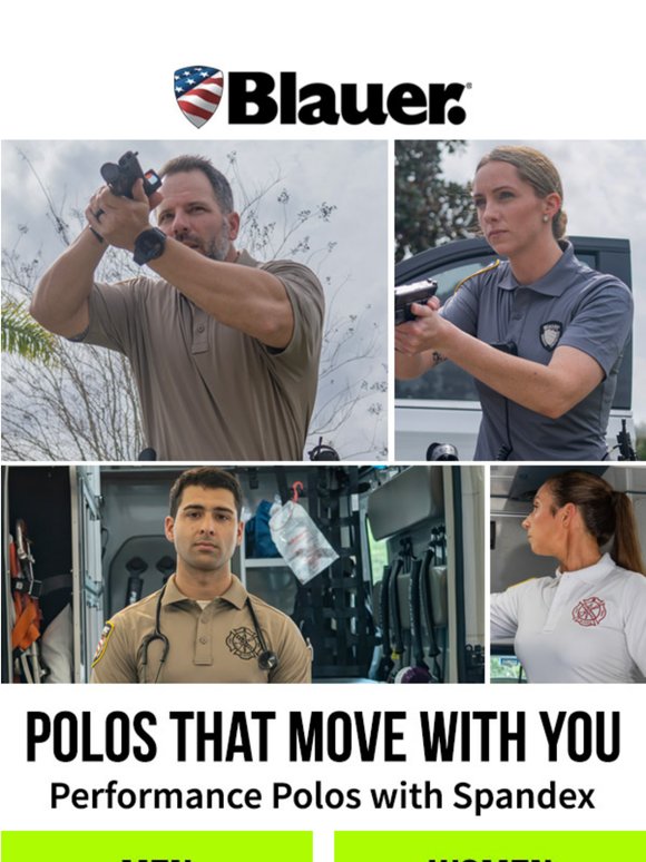 Performance Polos move with you