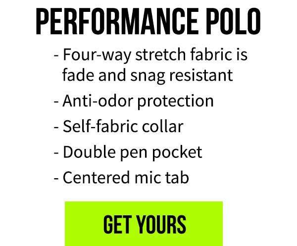 Stay cooling and looking fresh with our coolest first responder polo yet.