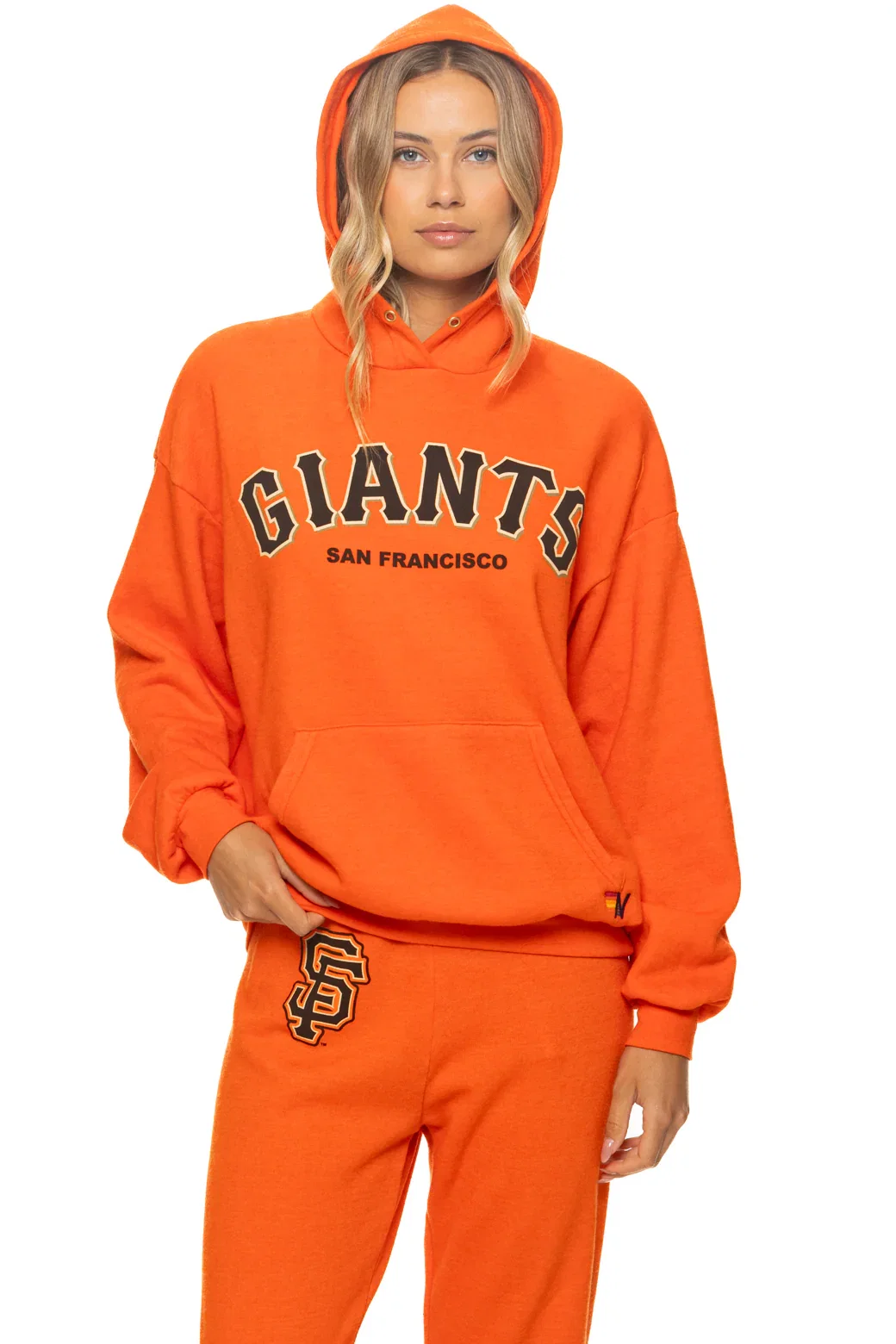 Image of SAN FRANCISCO GIANTS 2026 RELAXED PULLOVER HOODIE - ORANGE