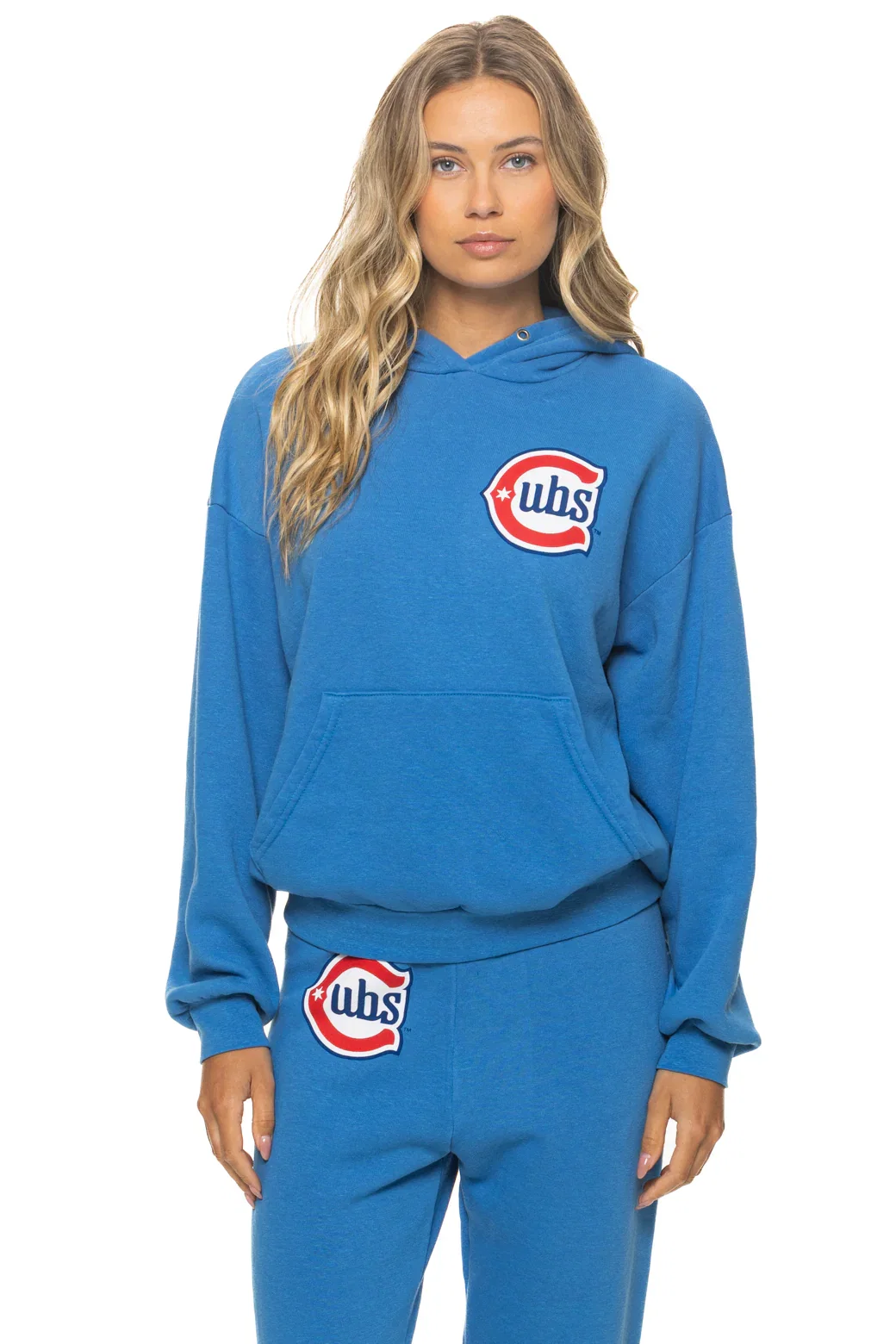 Image of CHICAGO CUBS 2026 RELAXED PULLOVER HOODIE - COBALT