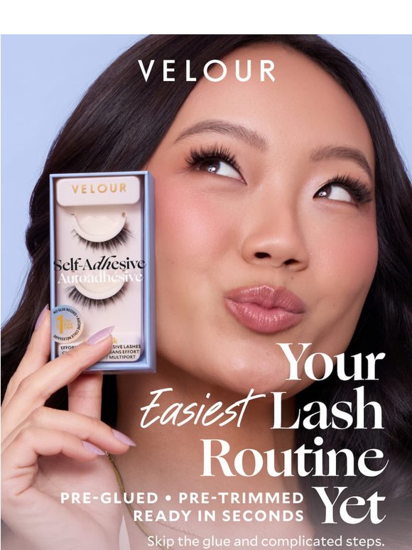 New lashes that apply in seconds​ 💜