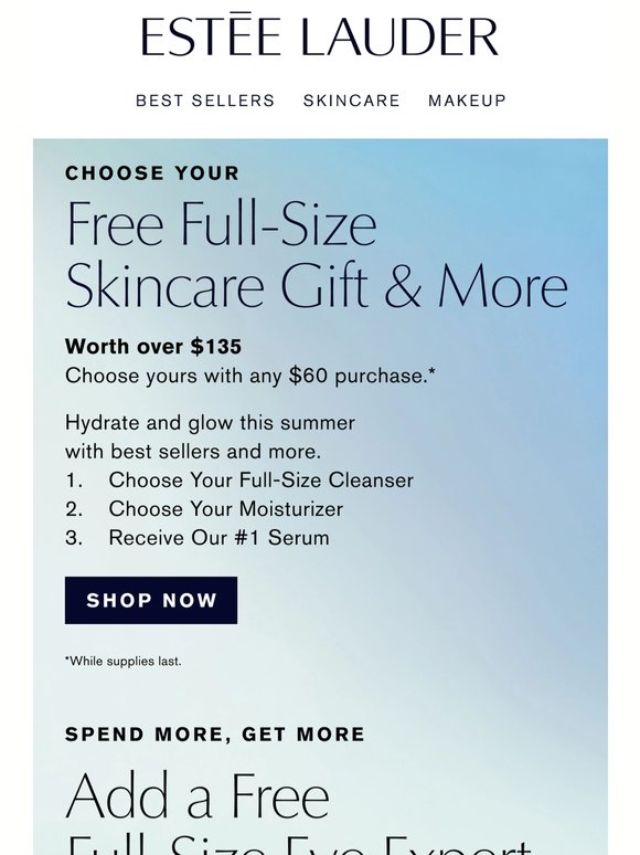 Self-Care Summer ☀️ Free Full-Size Skincare Gift & More, with your purchase.