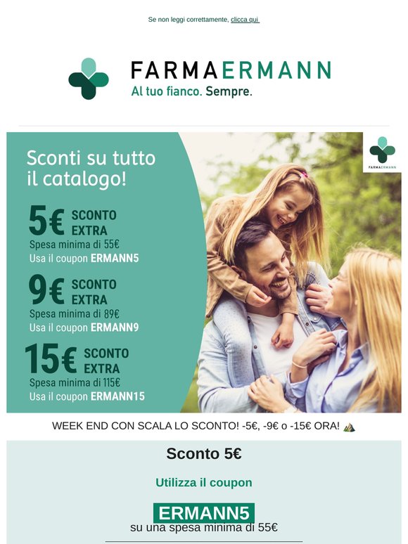Week end con Scala lo Sconto! -5€, -9€ o -15€ ora! ⛰️