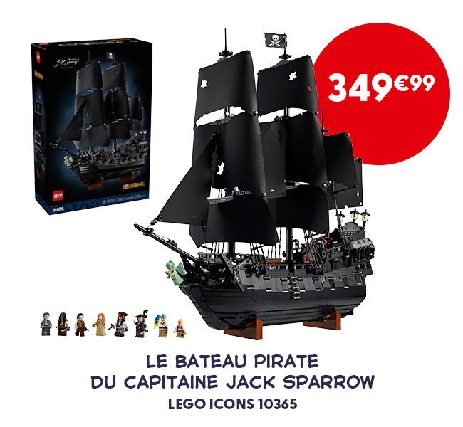 Le bateau pirate du capitaine Jack Sparrow LEGO Icons 10365