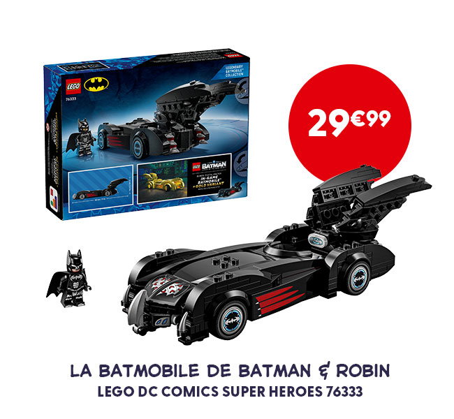 La Batmobile de Batman & Robin LEGO DC Comics Super Heroes 76333