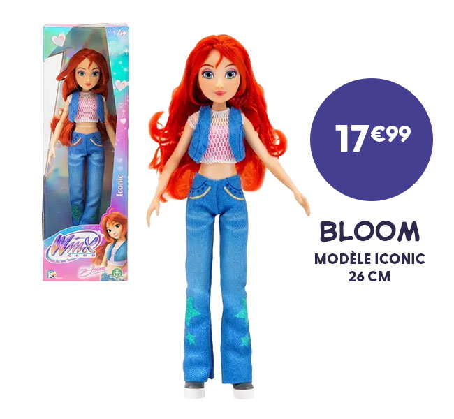 Poupée Winx Modèle Iconic 26cm - Bloom