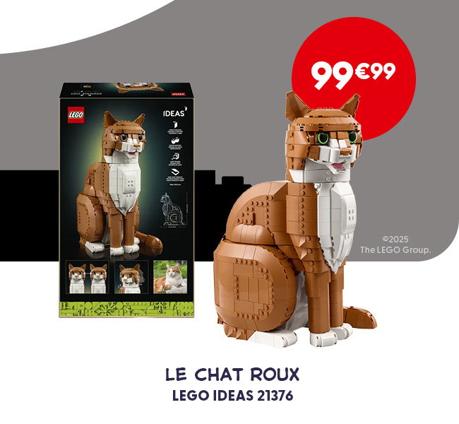 Le chat roux LEGO Ideas 21376