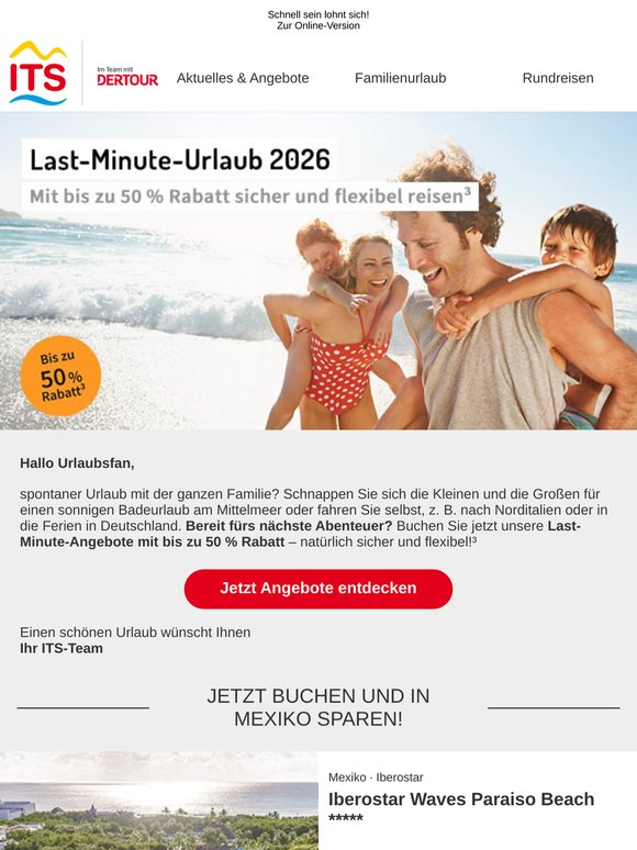 ⏰ Ihre Last-Minute-Auszeit wartet!