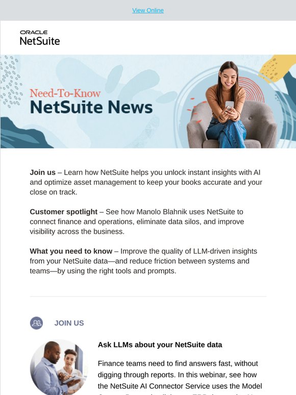 Your May NetSuite update: Close faster with AI-driven insights