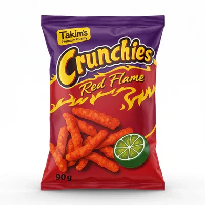 Takim's Crunchies Red Flame Chili & Lime 90g