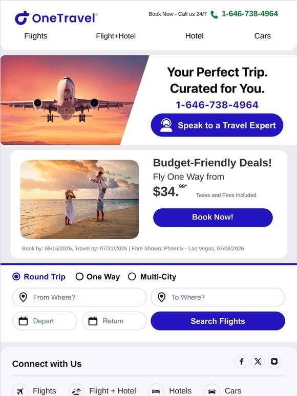 ✈ Budget-Friendly Deals under $45