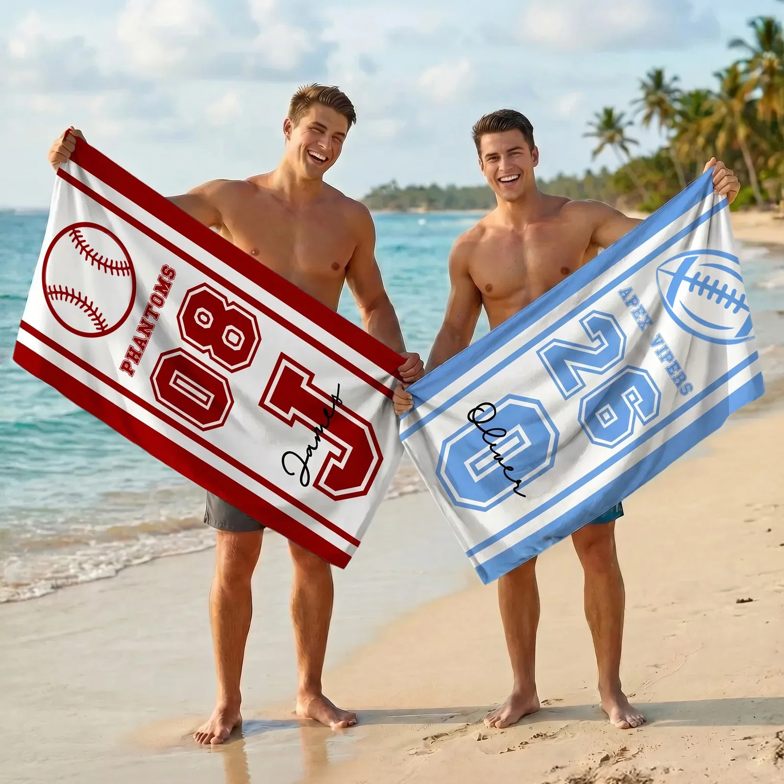 Sports Ball Beach Towel