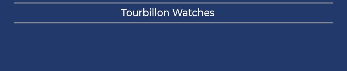 Tourbillon Watches