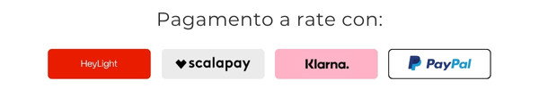 Puoi pagare come preferisci