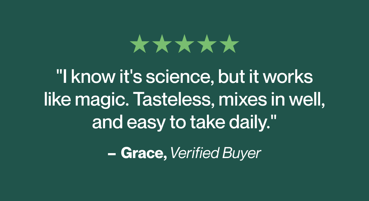 Customer review about Foundational Daily Fiber