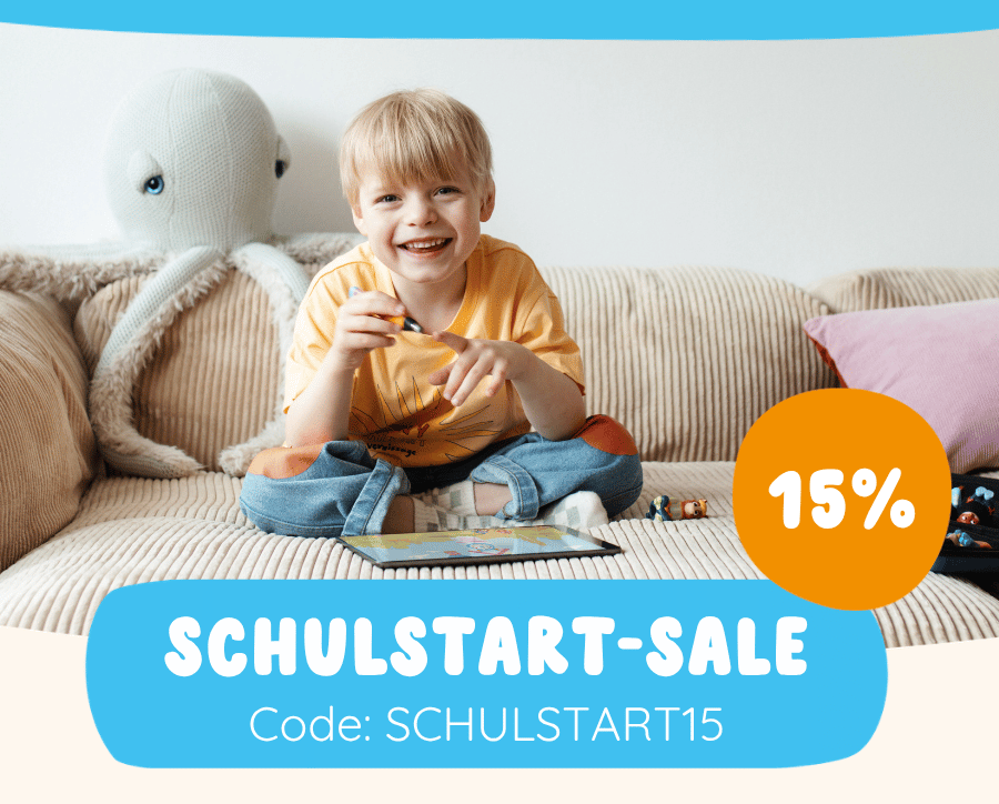 SCHULSTART-SALE: 15% AUF ALLES