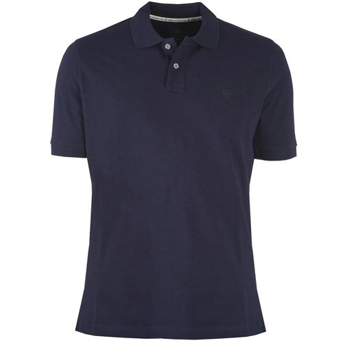 Shop Albert and Maurice Navy Blue Polo Shirt