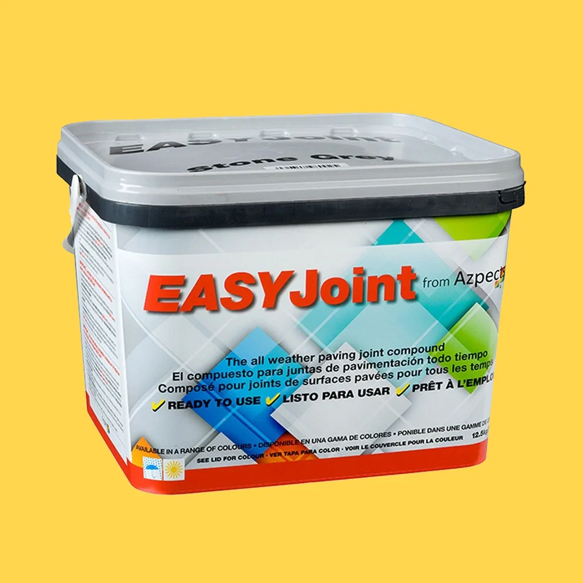 Azpects EASYJoint Permeable Paving Joint Compound 12.5kg - Stone Grey