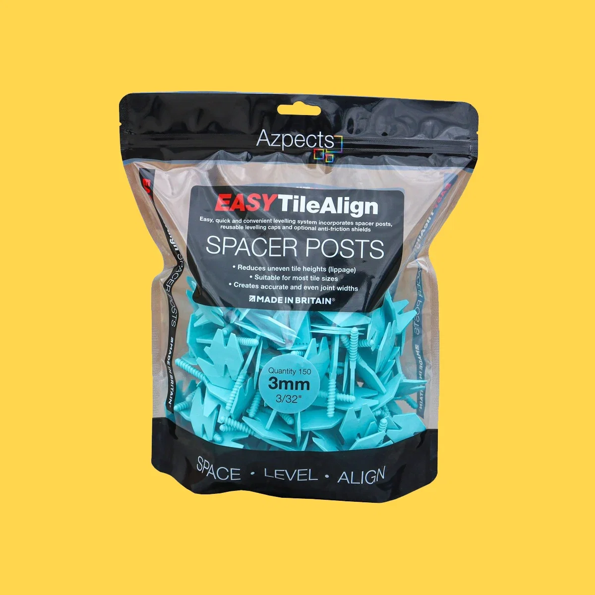 EASYTileAlign - 3mm Spacer Posts (Bag of 150)