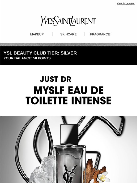 Just Dropped: MYSLF Eau de Toilette Intense