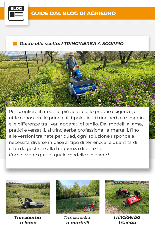 Guida alla scelta: I TRINCIAERBA A SCOPPIO