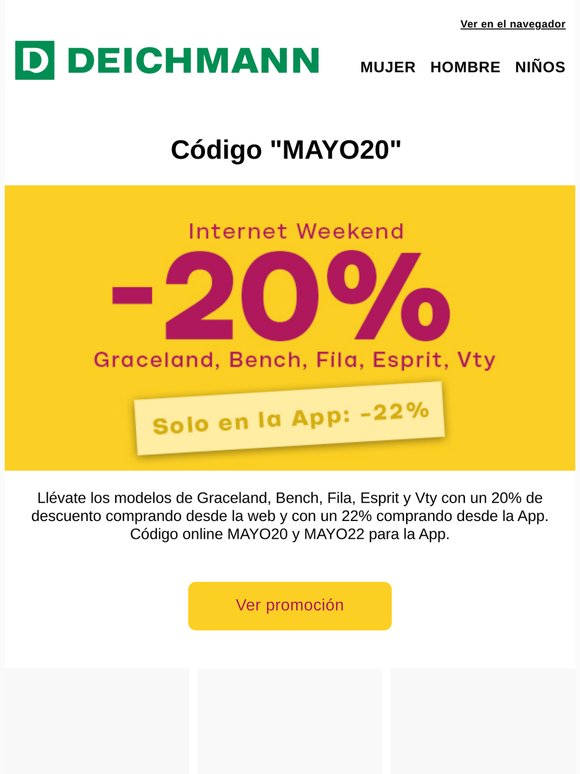 -20% Con el código MAYO20🌞-22% desde la App MAYO22