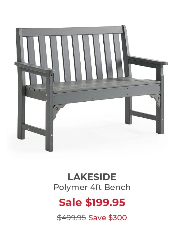 Lakeside bench 