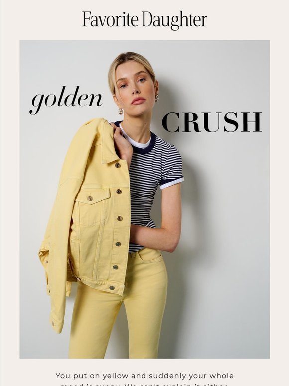 Turns Out Yellow Is Your Color