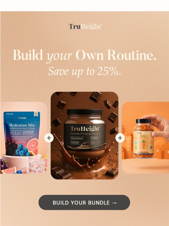 Build your routine. Save up to 25%. 📦