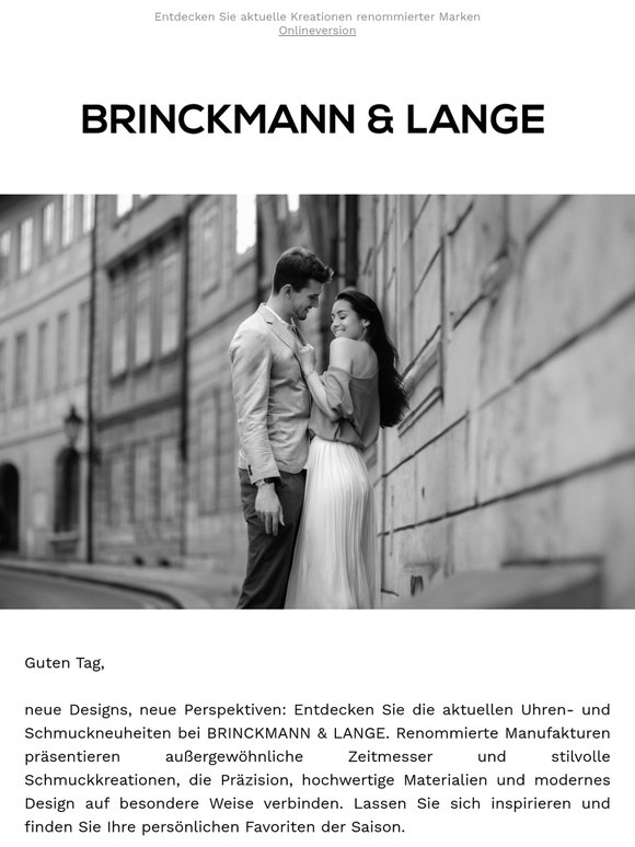 Neu eingetroffen: Exklusive Uhren- und Schmuckhighlights