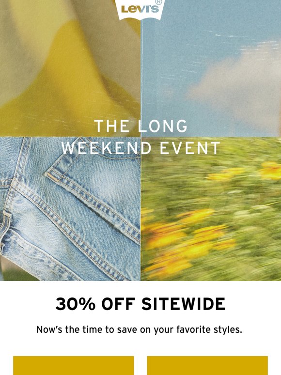 Starts now: 30% off sitewide