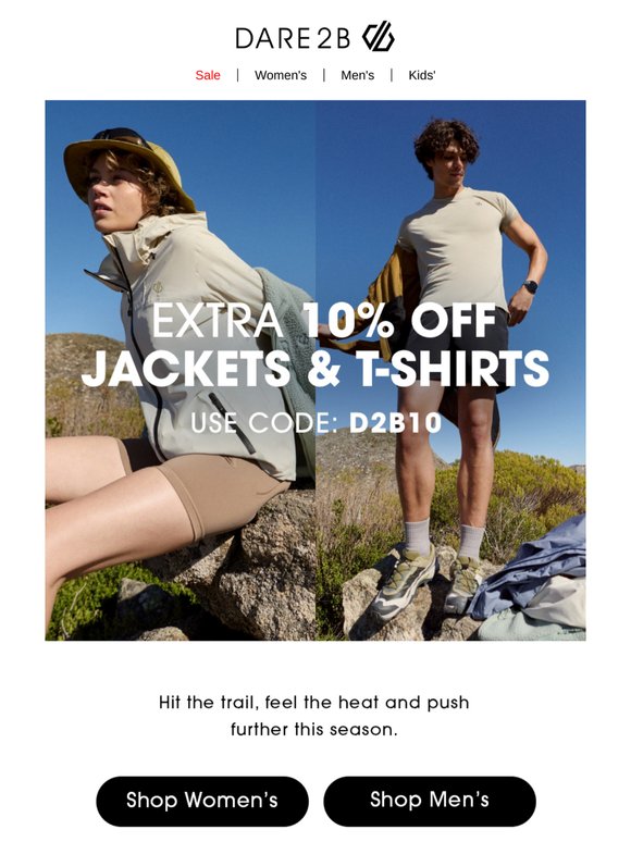 Extra 10% Off T-Shirts & Jackets