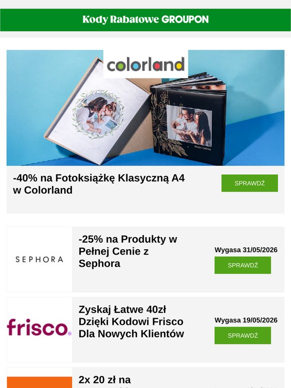 Komunia i Dzień Matki: Colorland -40%, Sephora -25% i więcej