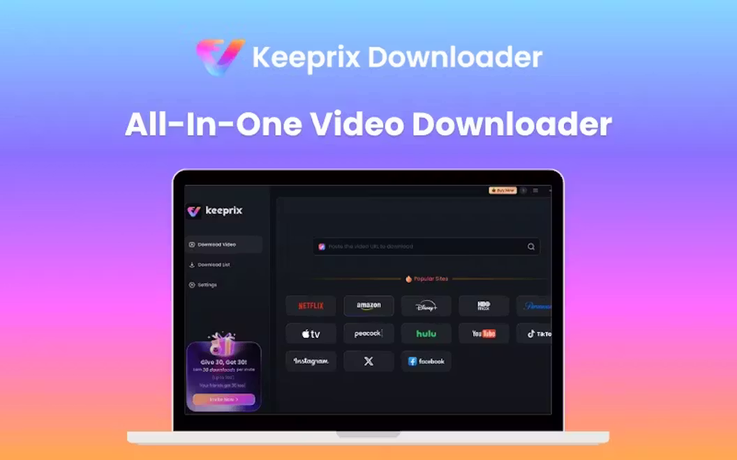 Keeprix – All-In-One Video Downloader | Annual Access