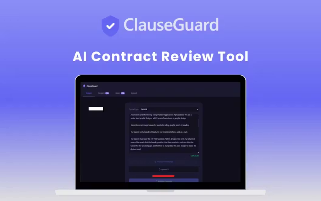ClauseGuard – AI Contract Review Tool | Lifetime Access