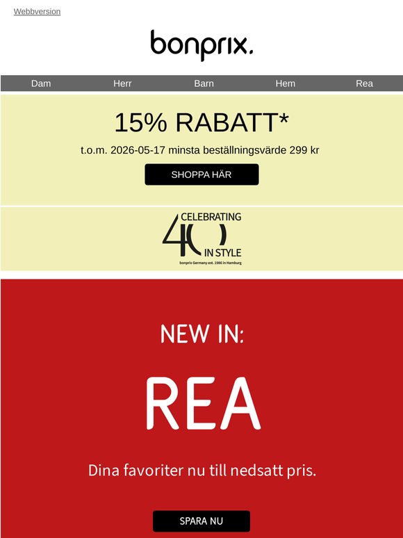 15% rabatt på allt  ✨ Endast under en kort tid⏱️