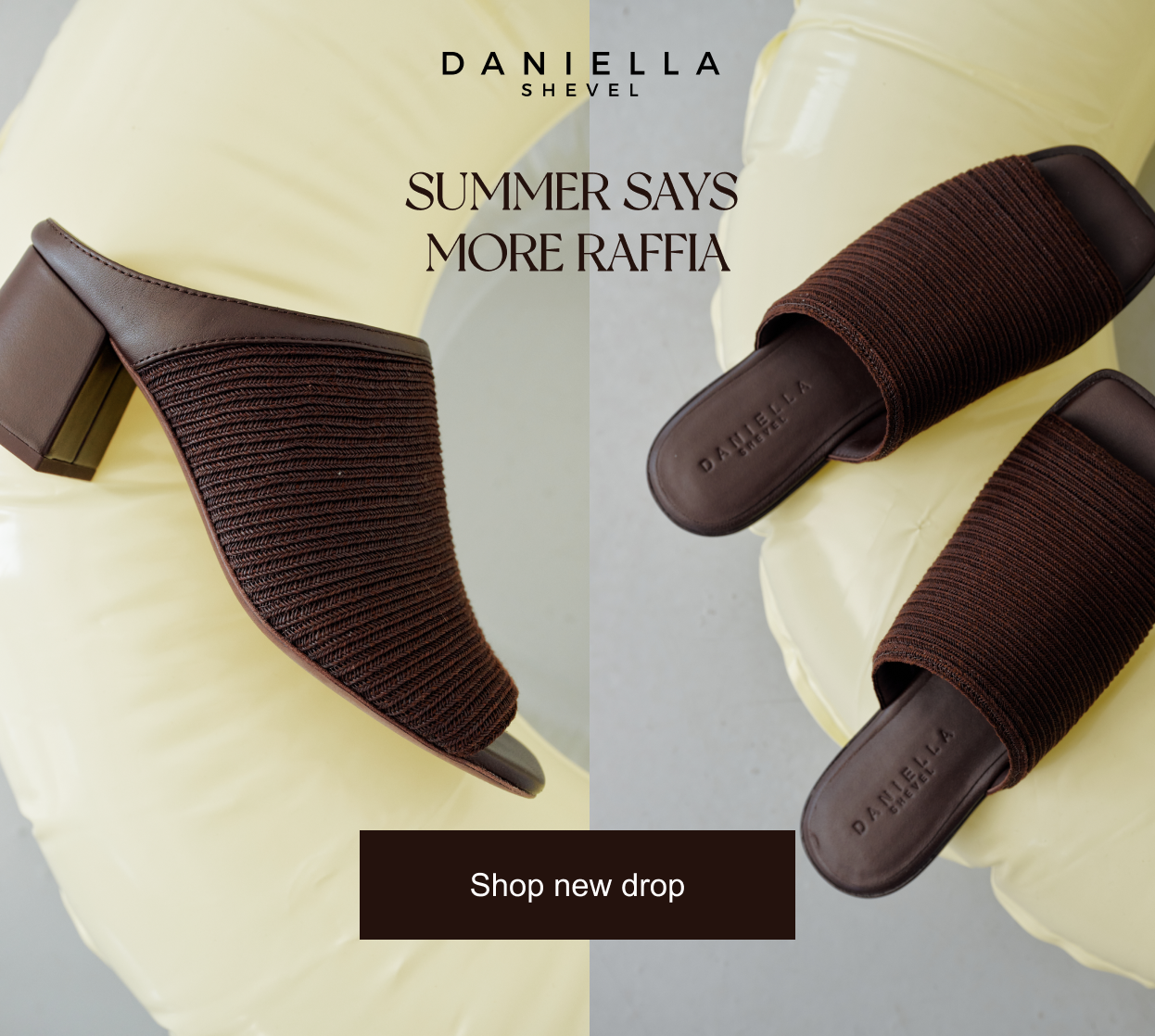 SUMMER SAYS MORE RAFFIA