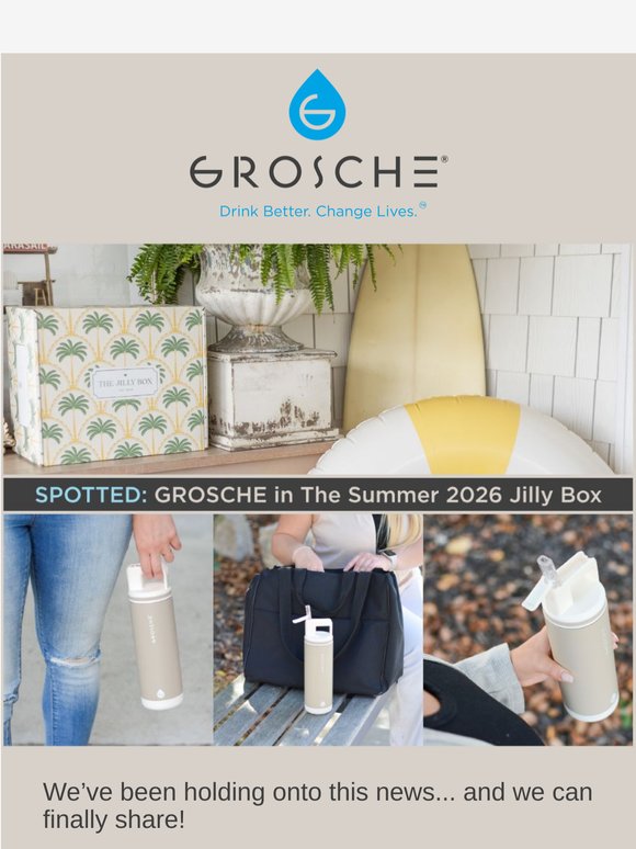 We can finally share this: GROSCHE + The Jilly Box