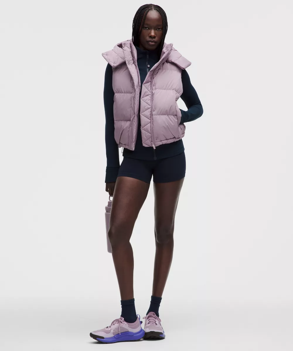Wunder Puff Cropped Vest Updated Fit