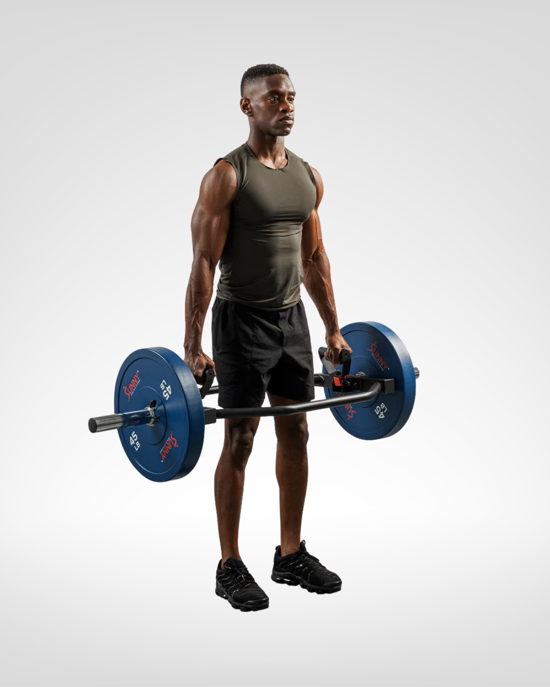 Strength Training Olympic Hex Bar With Swivel Handle | Sunny Strength®