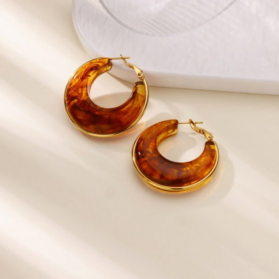 Stainless Steel Hoop Earrings