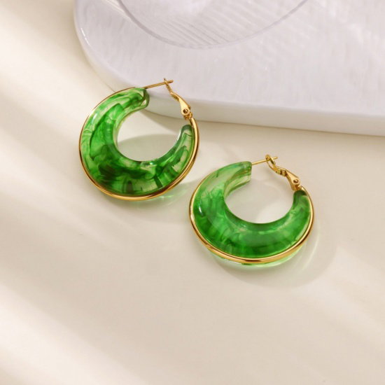 Stainless Steel Hoop Earrings