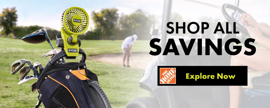 EXTEND YOUR RUNTIME. The Home Depot Save Now button
