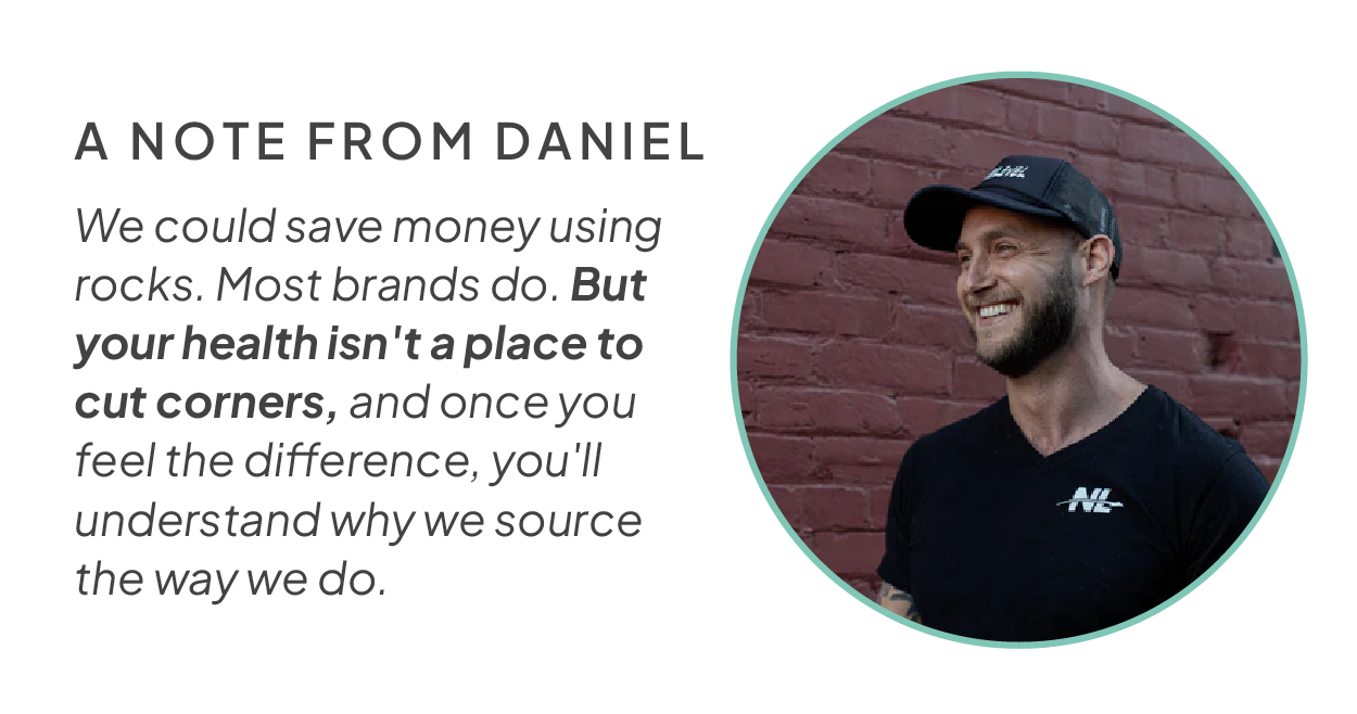 A NOTE FROM DANIEL