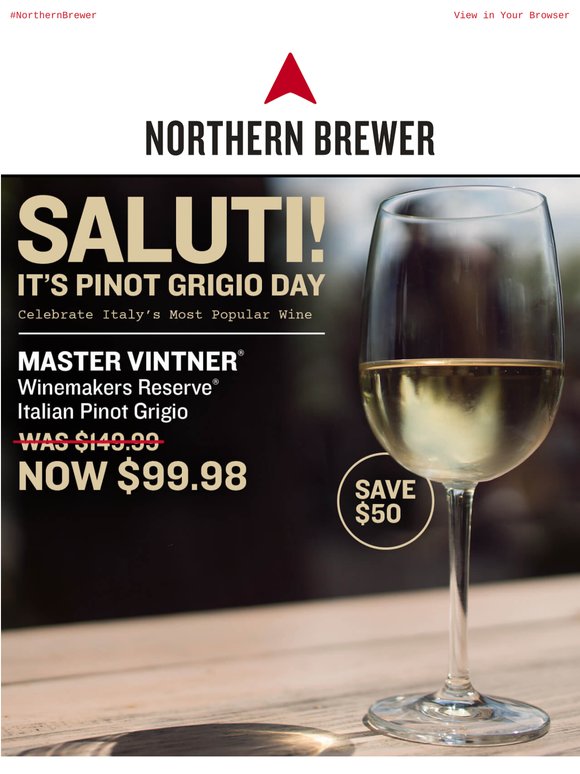 Weekend Wine Deal: Italian Pinot Grigio Kit Under $100 🎉