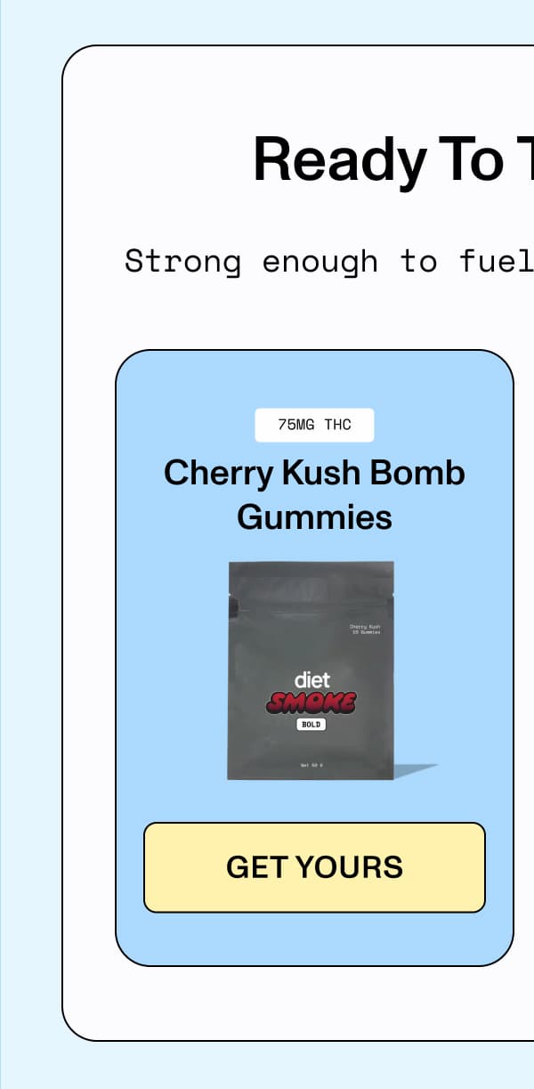 Cherry Kush Bomb Gummies 75MG THC  >> GET YOURS <<