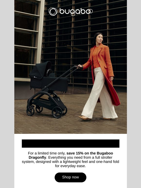 Save 15% on Bugaboo Dragonfly